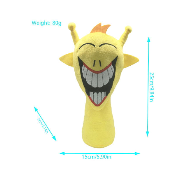 Sprunki plysjleker, Sprunki spill plysjleker, for voksne, barn, dukker, beste gaver Gul Latter Yellow Laugh