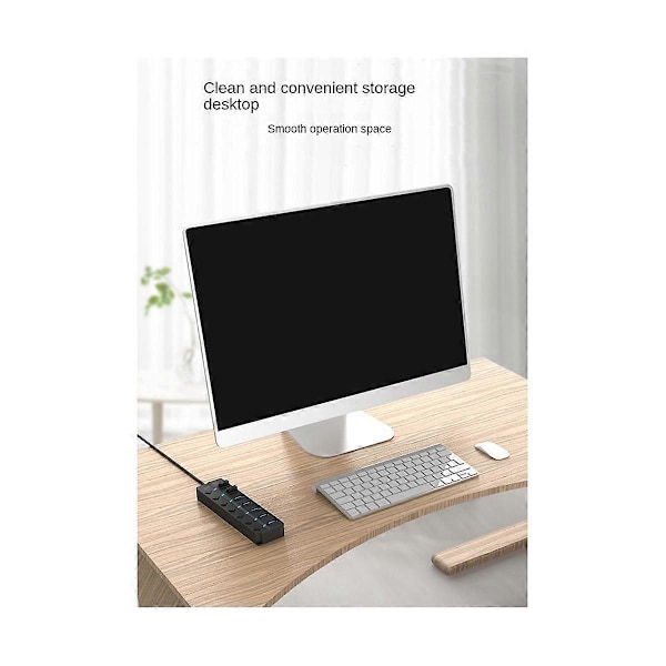 Kytkin Hub3.0 Jakaja Hub Porttilaajennin USB Tietokone Jakaja 4 Portti 3.0 Hub