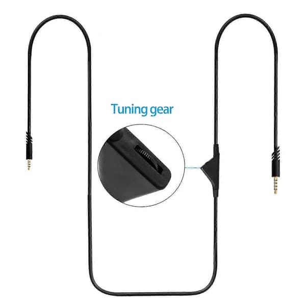 Ersättningskabel för Astro A10 A40/A40TR Headset, Spelheadsetkabel med Volymkontrollfunktion