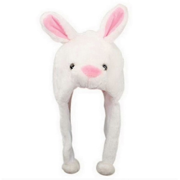 Plushdjurhuvor i en storlek, keps i polyester med fleecefoder rabbit