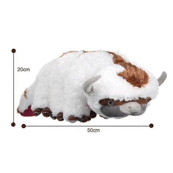 50cm Ny APPA Plysch Avatar The Last Airbender Appa Fyllda Dockor Barnleksaker Style 2