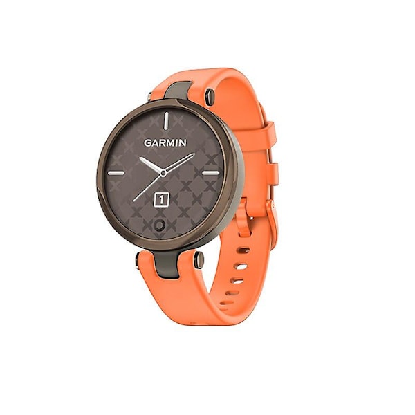 Pehmeät silikoniset urheilurannekkeet Garmin Lily -älykelloon, naisten fitness-urheilurannekkeen korvaus Orange