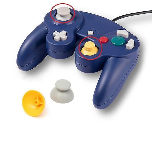 2 stk. Thumbstick Grip Cap Controller Analog Thumb Stick Cover til NGC Gamecube