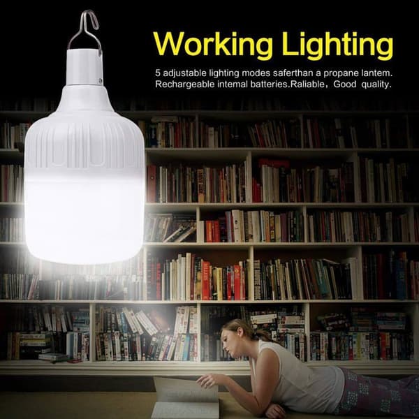 Denne bærbare, dæmpbare teltlampe er ideel til camping, vandreture og nødsituationer.