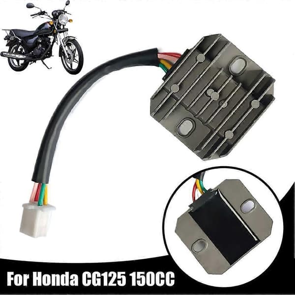 4 Ledninger Spændingsregulator Ensretter Til Honda CG125 150CC Motorcykel Basic