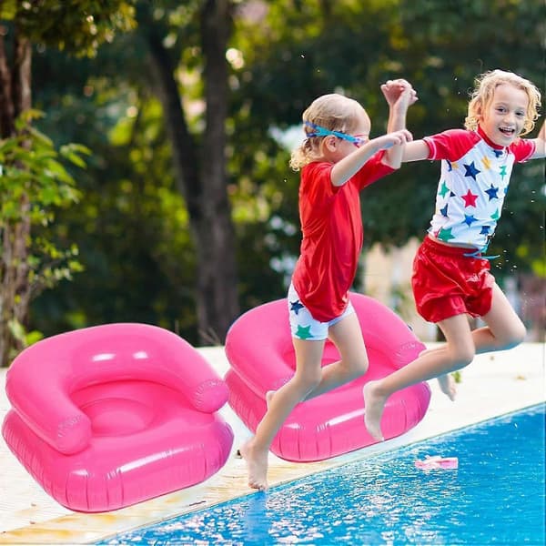 Pool Floats Uppblåsbar Sittdyna för Barn, 100kg Kapacitet