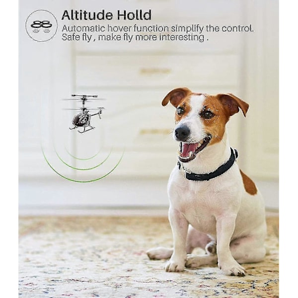 Mini Helikopter, Superliten RC Helikopter Inomhusflygplan Med Höjdjustering Kuolu Shop
