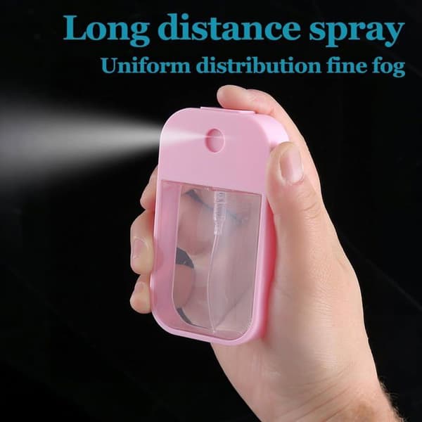 Set med 2 påfyllningsbara minisprayflaskor, små återanvändbara sprayflaskor med fin dimma, för kroppslotion och kosmetika
