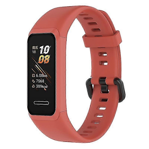 Huawei Watch Band 4 (ads-b29) rannekkeen vaihto säädettävä silikoninen kellon ranneke-9192339876706 Type F Huawei Watch Band 4 Orange