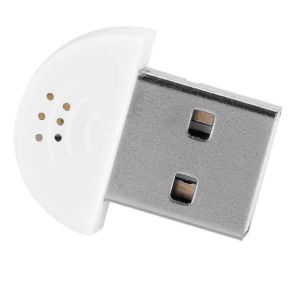 Bærbar USB Mini Mikrofon Adapter til Computer Lydoptagelse