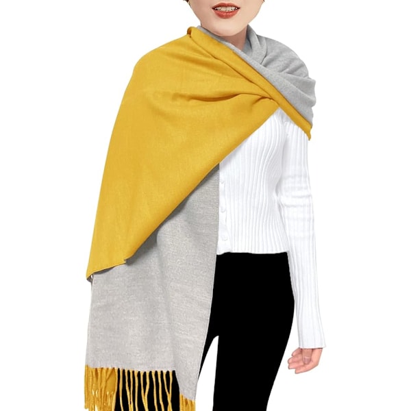 Cashmere Scarfs For Women Soft Pashmina Shawls And Wraps Reversible Long Large Winter Warm Thick Ladies Scarves With Tassel For Weddings Womens Gifts