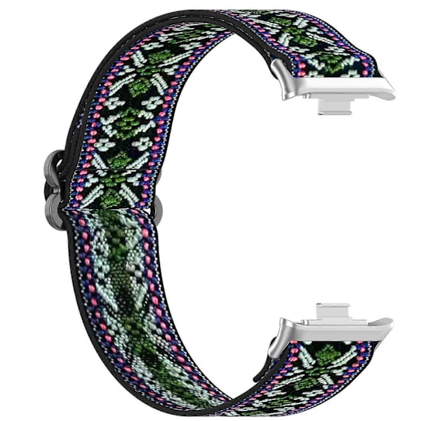 Älykellon ranneke Xiaomi Redmi Watch 5 4 Xiaomi Smart Band 9 Pro 8 Pro Nylon joustava punottu Multicolor Green Purple