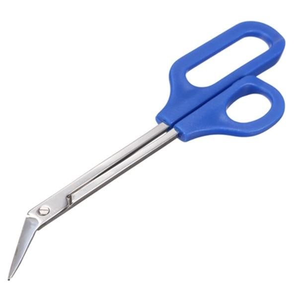 Nail scissors extra long, Nail scissors with long handle Blue