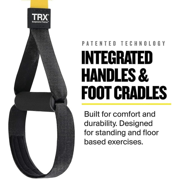 Trx All-in-One Suspension Trainer - Hjemmegym System til den erfarne fitnessentusiast, inkluderer adgang til Trx Training Club