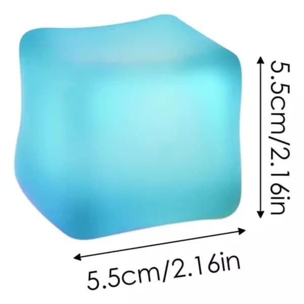 3 kpl Nee Doh Cube, Stressipallo Nee Doh Nice Cube