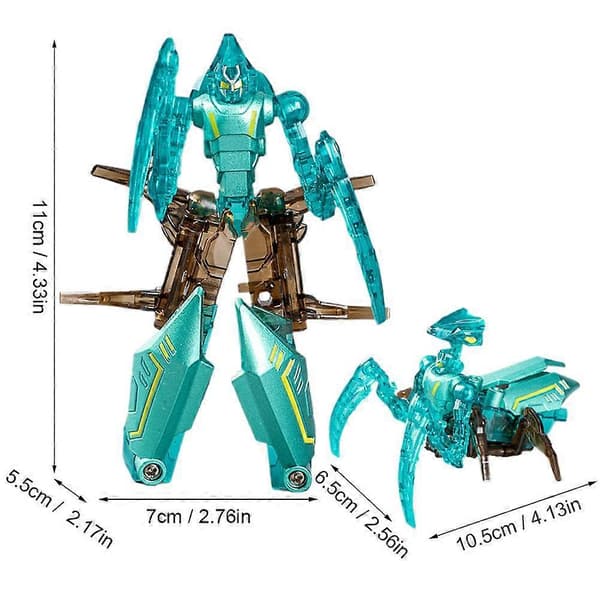 Transformerende Insektrobotleketøy med Dynamisk Transformasjon 2-i-1 Insekt- og Robotforsvarermoduser spider 1pcs