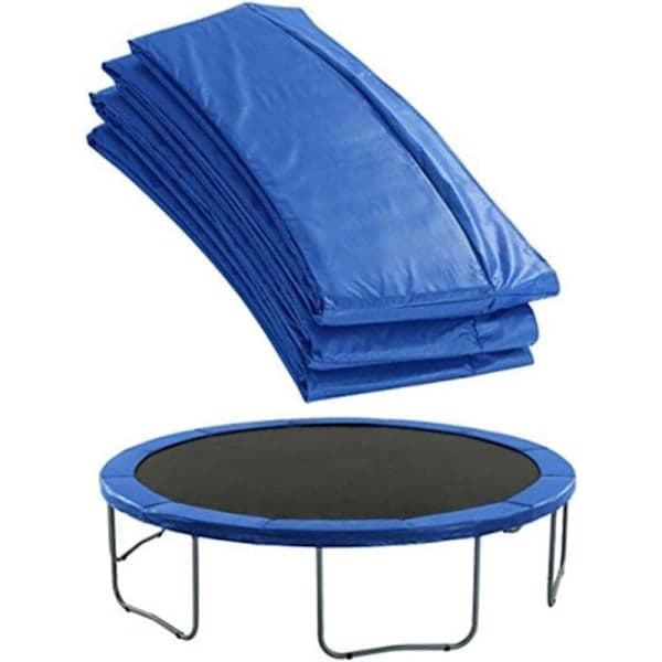 Trampolinkantbeskyttelse - Diameter: 183cm - Blå - UV-resistent - Rivefast - Beskyttende tilbehør