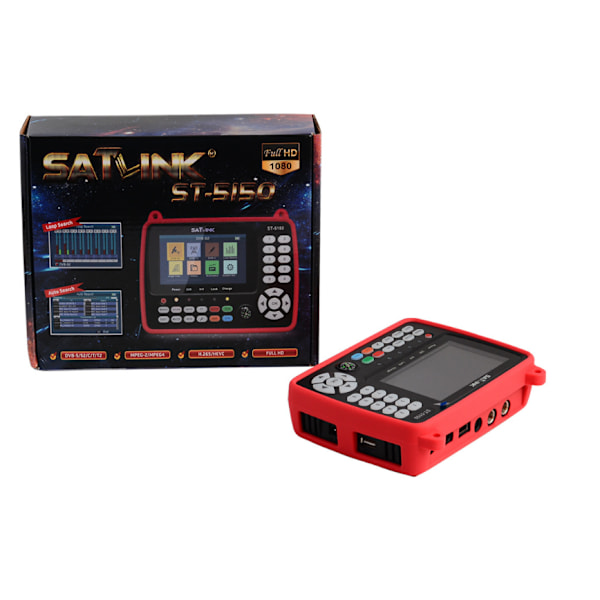 Satlink ST5150 H.265 Digitalt Satellittmåler, DVB-S2, DVB-T/T2/C, Støtter QPSK