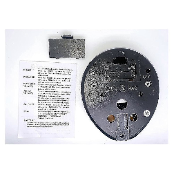 Erstatningsmonitor Speedometer for Stasjonær Sykkel, Treningssykkelcomputer, Pulsmåler, Sykkelmonitor