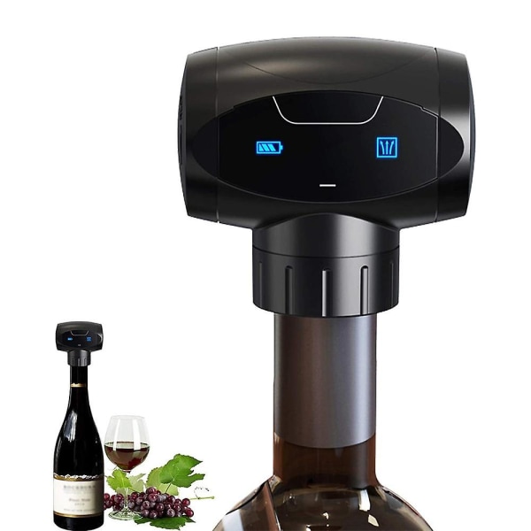Elektrisk vinpropp Vakuum Wine Saver Automatisk vinflaskpropp Vakuumpump , Håll vinet fräscht