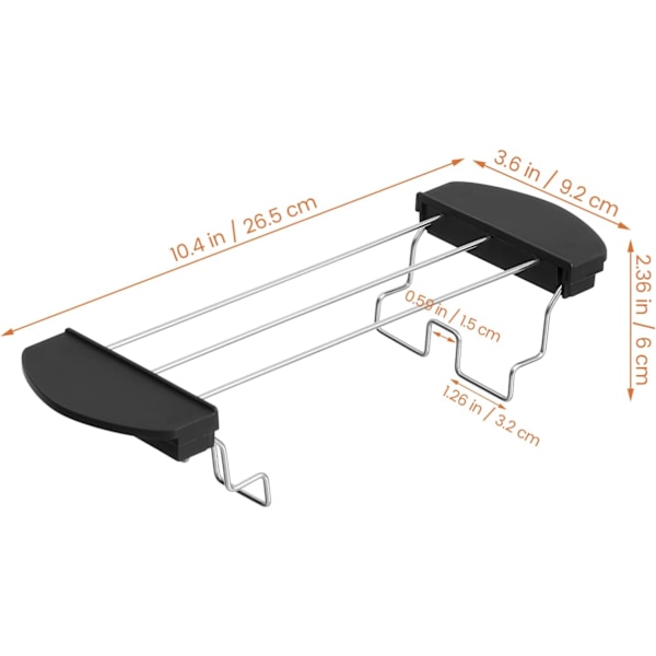 Brødrister Oppvarmingsstativ Brødskiver Holder Holder Grill Oppvarmingsstativ Sandwichstativ Praktisk Brødrister Tilbehør - Brødristerstativ