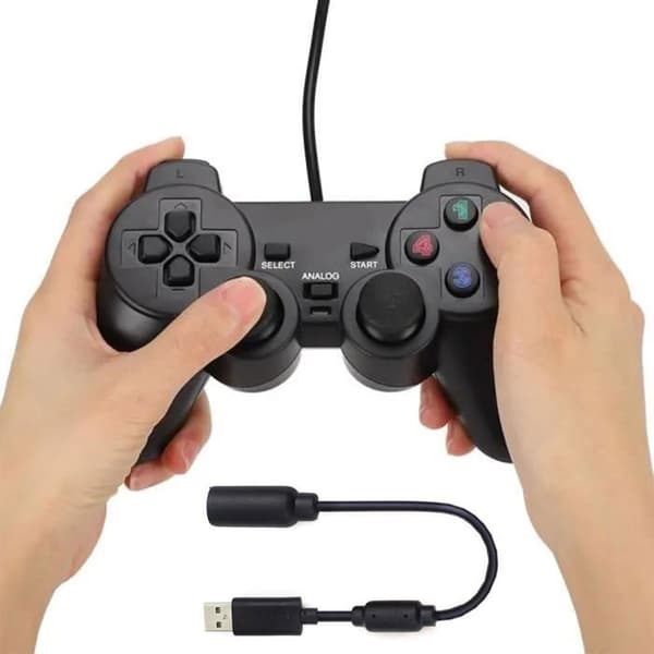 USB-adapter for kablede Xbox 360-kontrollere, USB-adapter for kablet kontroller, PC-kompatibel