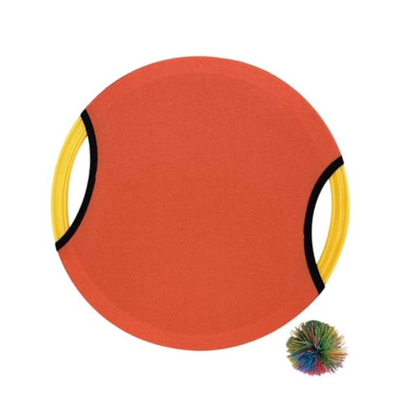 Trampolin Paddelboll Spel Studsig Paddel & Snörboll Kast och Fånga Spel Sensorisk Träning för Trädgårdsfest Strand Pojkar Flickor Orange