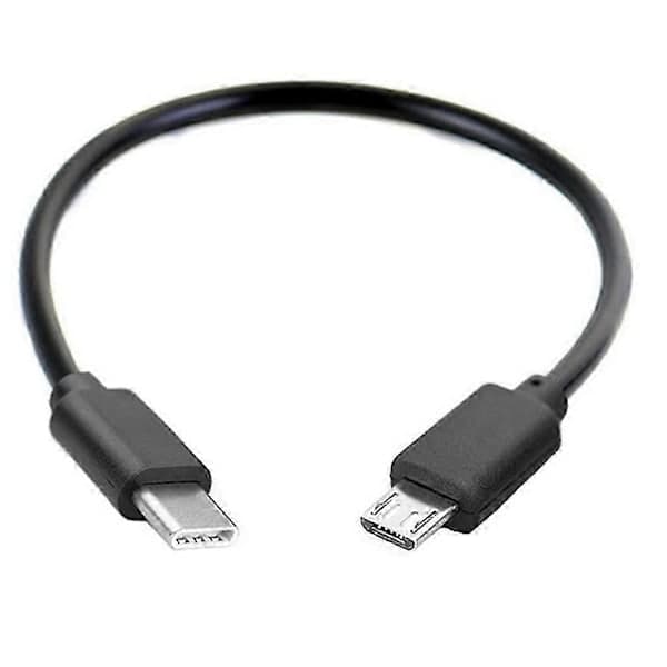 30/100 cm Universell Typ-C till Micro USB-kabel Längd Används för Alla Typ-C Portar