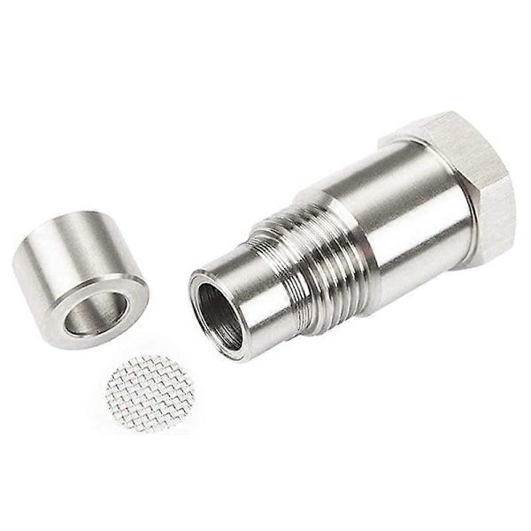 2 st Bil Kontrollmotorlampa Eliminator O2 Syresensor Adapter M18x1.5