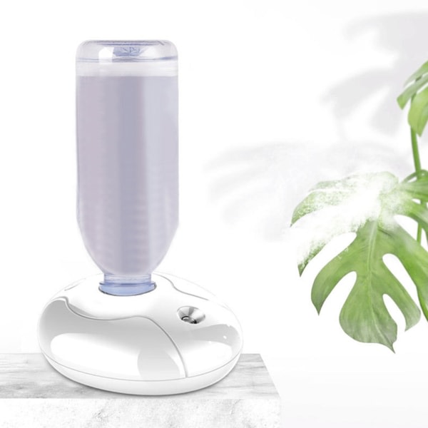 USB bærbar luftfukterflaske Aroma Diffuser LED Nattlys Tåkemaker for luftfukting Hjemmekontor