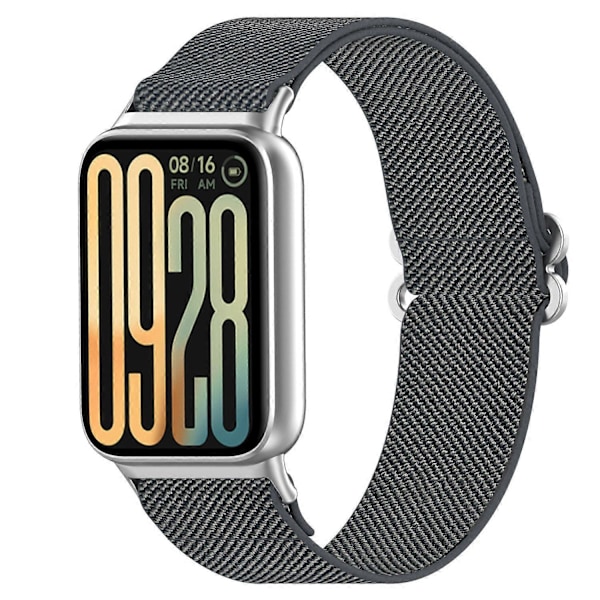Smart Watch Band for Xiaomi Redmi Watch 5 4 Xiaomi Smart Band 9 Pro 8 Pro Nylon Elastisk Flettet Stra Multicolor Dark Grey