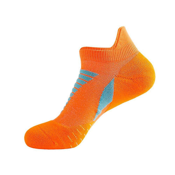 Hywell Herre Tykke Polstrede Sportsankelsokker, Hywellstore Herre Sportssokker 5/7 par orange 5pairs