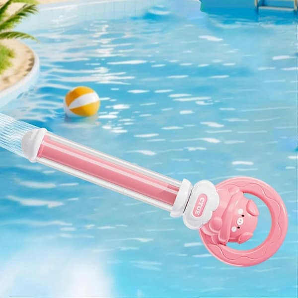 Sommer vand spray legetøj til børn i alderen 4 til 7, til poolfester, pink.