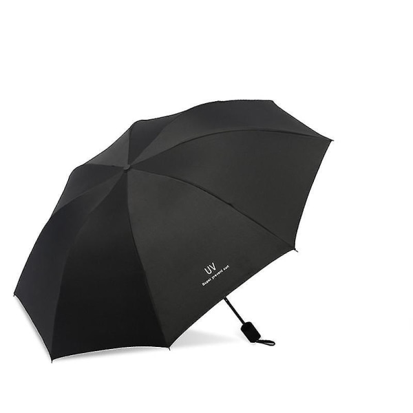 Iso sateenvarjo Anti-UV Paraguas Rain Sun sateenvarjo Tuulenpitävä Kevyt  Taitettava Kannettava Naisten Miesten Auringonvarjo Sateenvarjo White ca4d  | White | Fyndiq