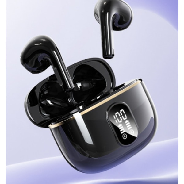 Bluetooth In-Ear Hodetelefoner, Trådløse Hodetelefoner for iPhone og Android svart black