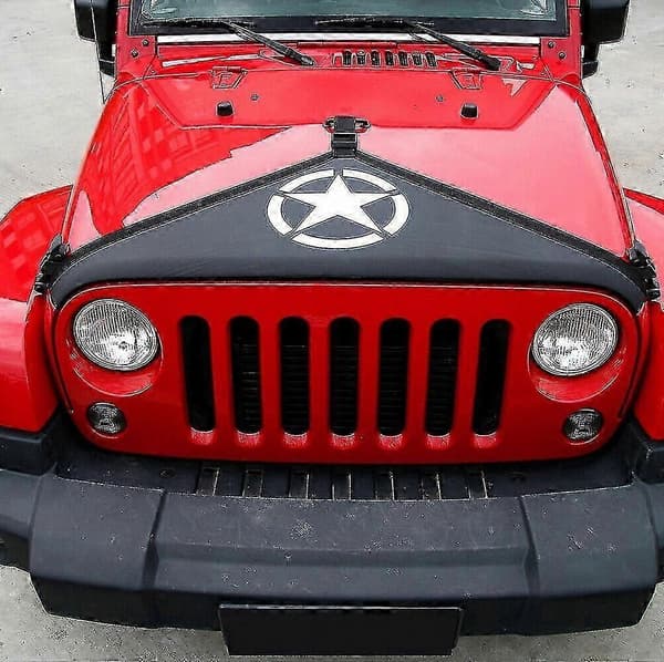 Konepellin suojus Jeep Wrangler JK 2007-2017 -lisävarusteisiin