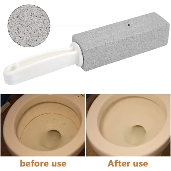 4 pcs pumice toilet cleaner with handle - toilet pumice