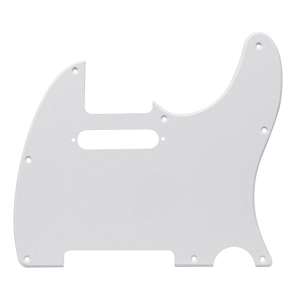 Elektrisk Guitar Pickguard Scratch Plate - tl Guitar Scratch Plate Guitar Dele White