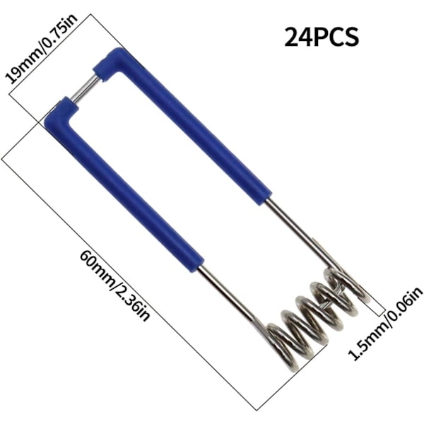 24 x 1,5 x 60 mm GU10 MR16 -upotetut valonheittimet jousipidikkeet