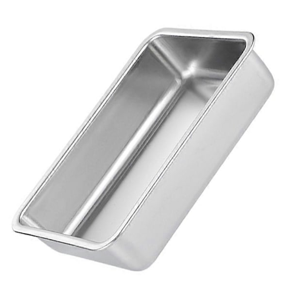Serveringsbakker Non-stick Multifunktionel Rustfrit Stål Rektangel Metalbakke til Køkken Silver 1