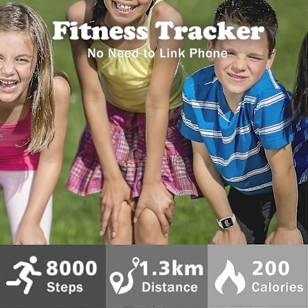 Barnklocka, Digital Klocka Kompatibel Med Pojkar Flickor, Sportklocka Med Fitness Tracker, Väckarklocka, Stoppur, Ingen App Och Vattentät, Klocka Kompatibel 44-Gray