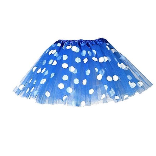 Tutu-kjol för barn Shaggy-kjol för barn Mesh-kjol Blue
