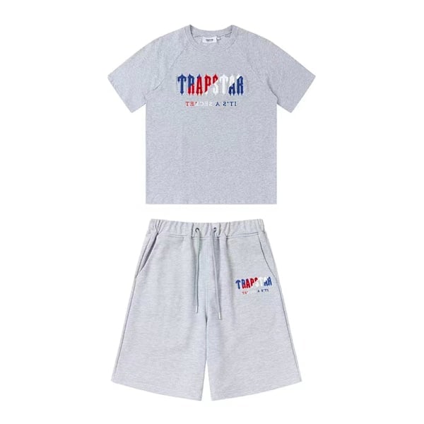 Chenille Decoded Chort Set-Revolution 603-GRAY M