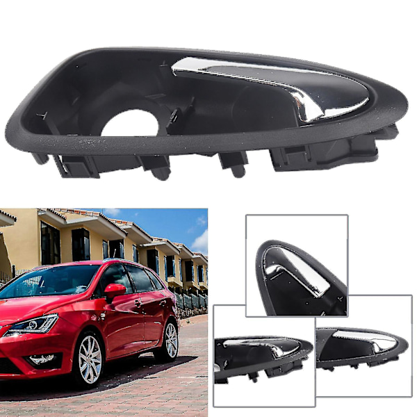 Venstre Innvendig Dørhåndtak Erstatning Elektroplettering Indre Dørhåndtak 6j1837113a For Seat-ibiza 2009-2012