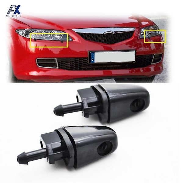 2 st/set Strålkastarspolare Munstycke Fram För Mazda 6 GG1 2002 2003 2004 2005 2006 2007 2008 GR1A518G0A