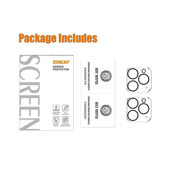 2 stk kamerabeskyttelse for iPhone 13 Pro / 13 Pro Max