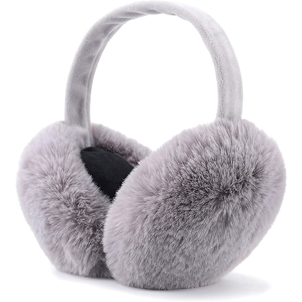 Winter Ear Muffs Faux Fur Warm Earmuffs Cute Foldable Outdoor Ear Warm