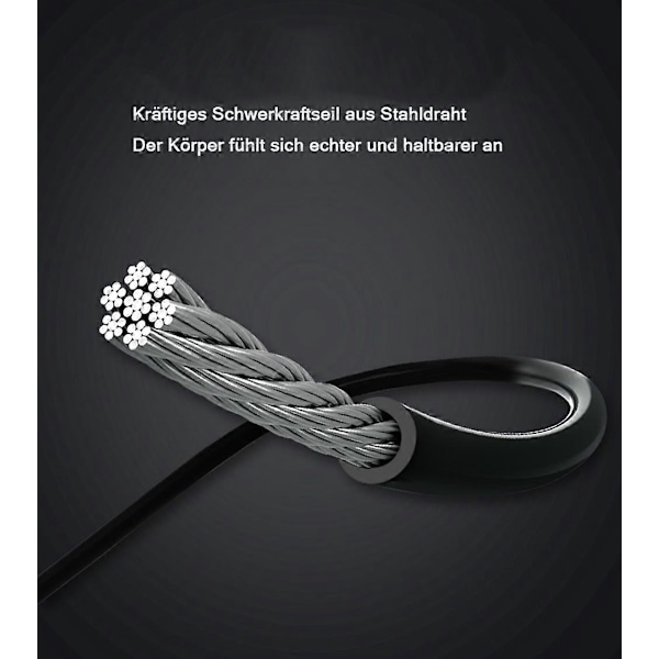 Sjippetov med tæller, Speed Rope sjippetov voksen med kalorie tæller til vægttab, Fitness sjippetov med kuglelejer til begyndere