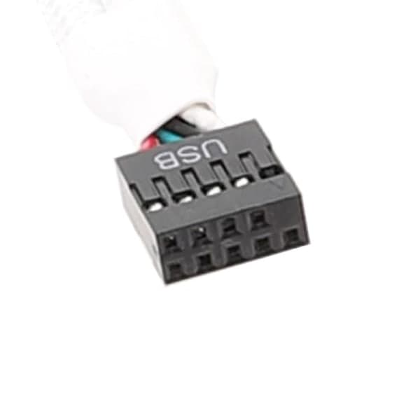 Mini USB 9-pin datakabel Skjermet USB 2.0 9-pin delt kabel 15 cm