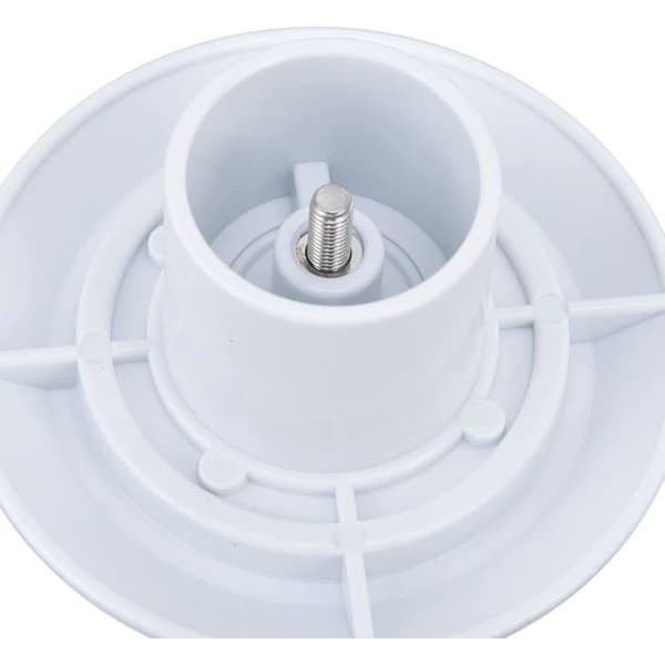 Poolavlopp, plastpoolutlopp, vit, ytterdiameter 45 mm, innerdiameter 38 mm